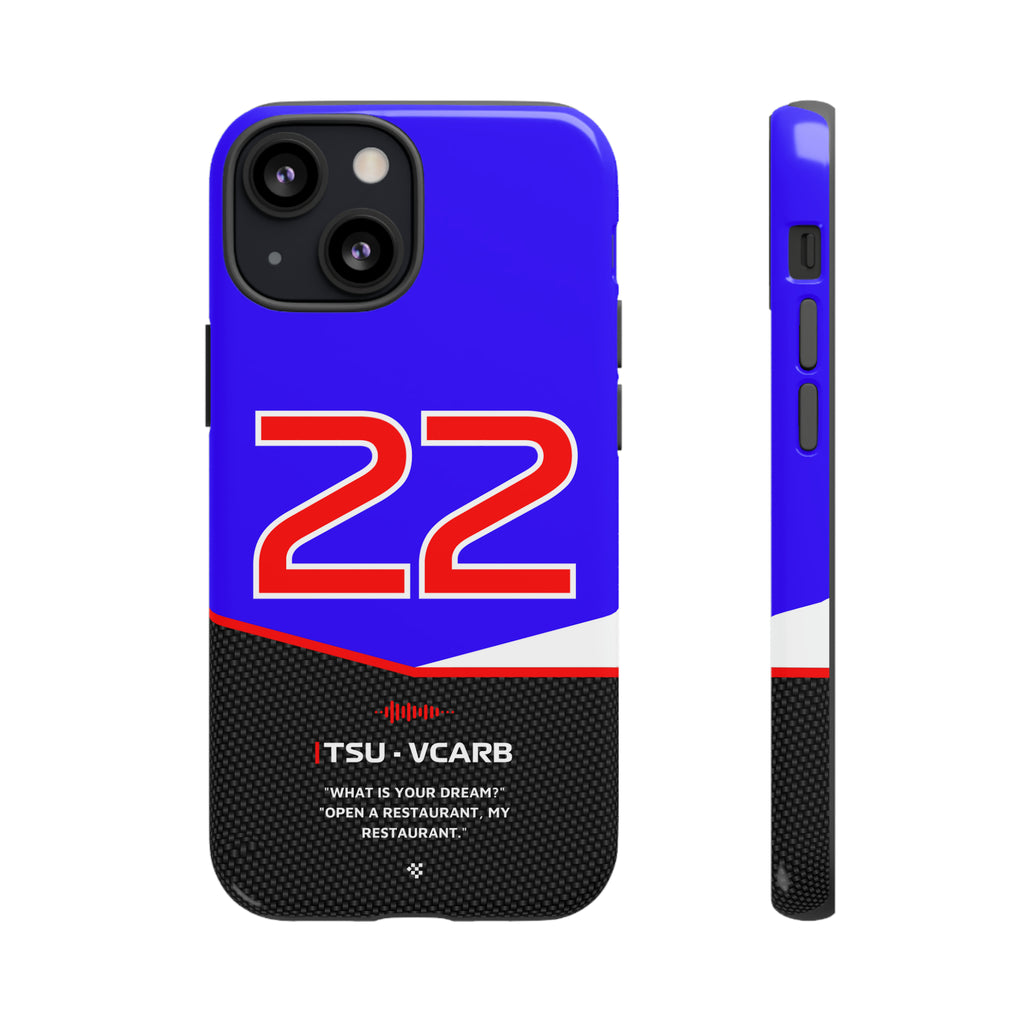 Yuki Tsunoda F1 Car Phone Case 2024 - NEVERLESS