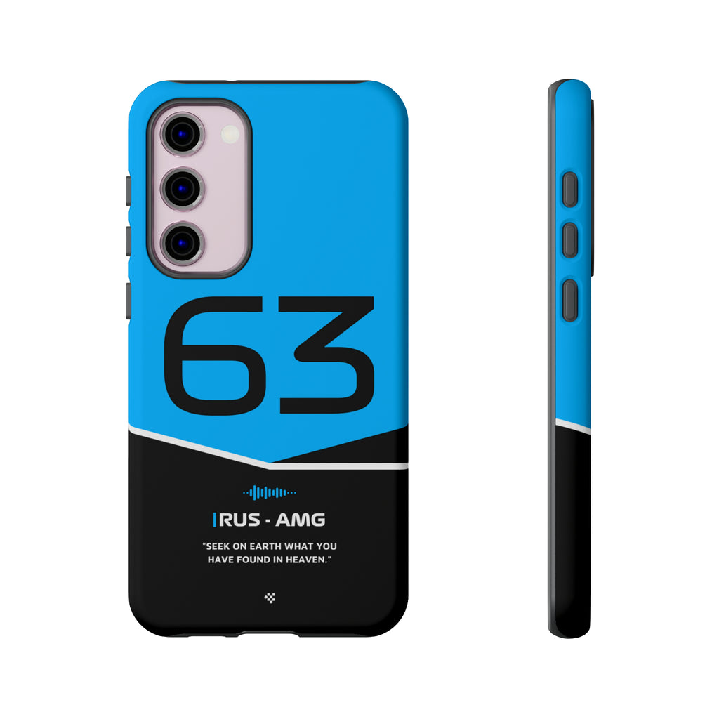 George Russell F1 Helmet Phone Case 2024 - NEVERLESS