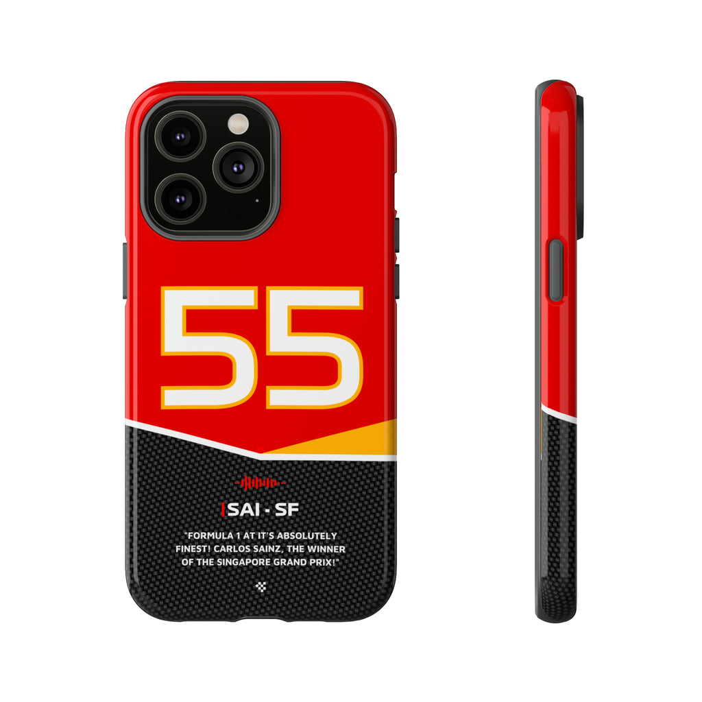 Carlos Sainz F1 Car Phone Case 2024 - NEVERLESS