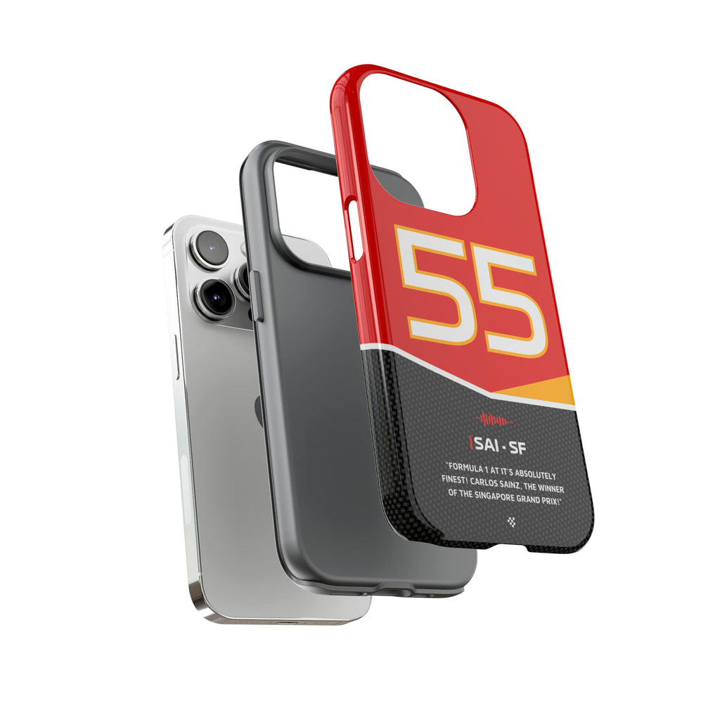 Carlos Sainz F1 Car Phone Case 2024 - NEVERLESS
