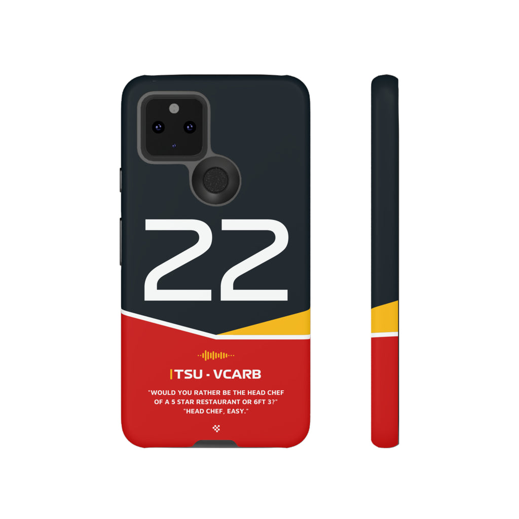 Yuki Tsunoda F1 Helmet Phone Case 2024 - NEVERLESS
