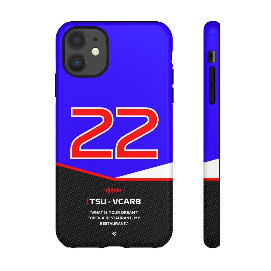 Yuki Tsunoda F1 Car Phone Case 2024 - NEVERLESS