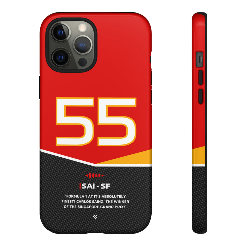 Carlos Sainz F1 Car Phone Case 2024 - NEVERLESS