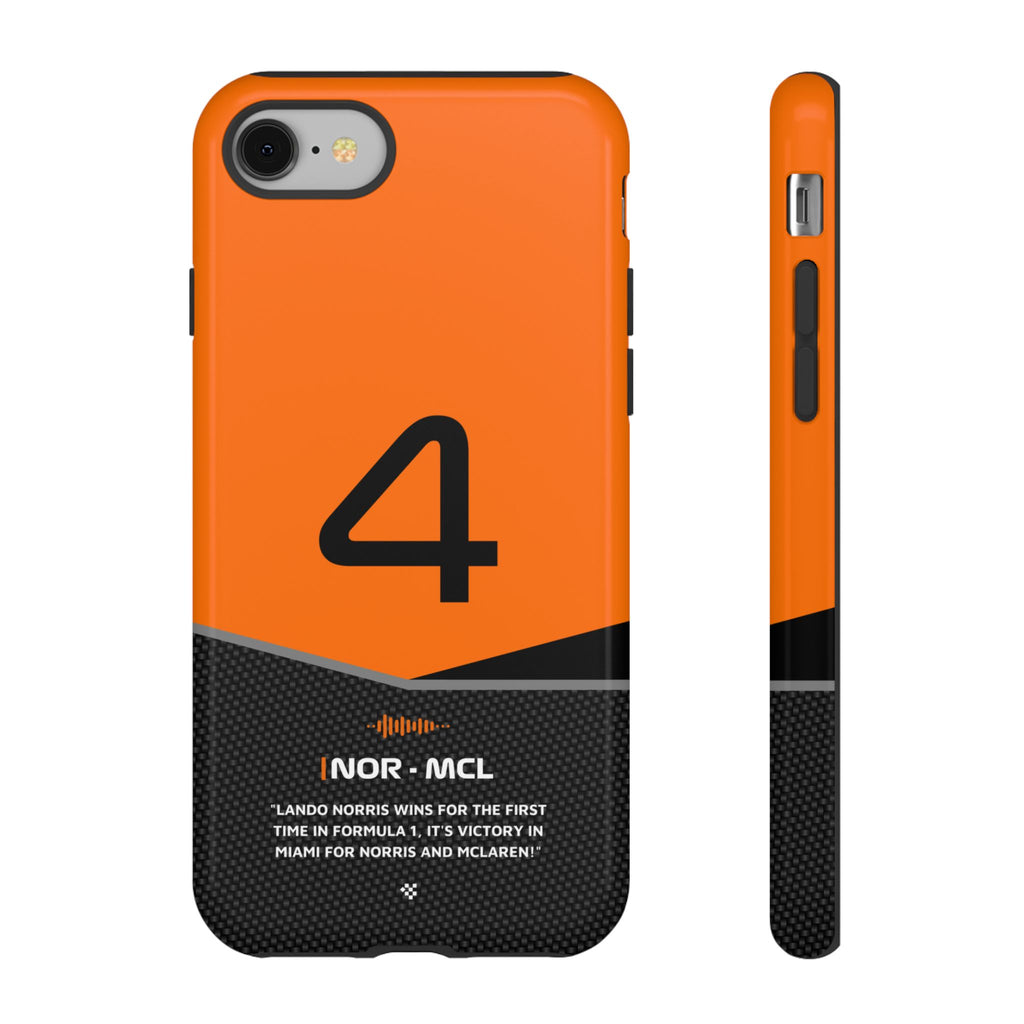 Lando Norris McLaren F1 Phone Case iPhone 8