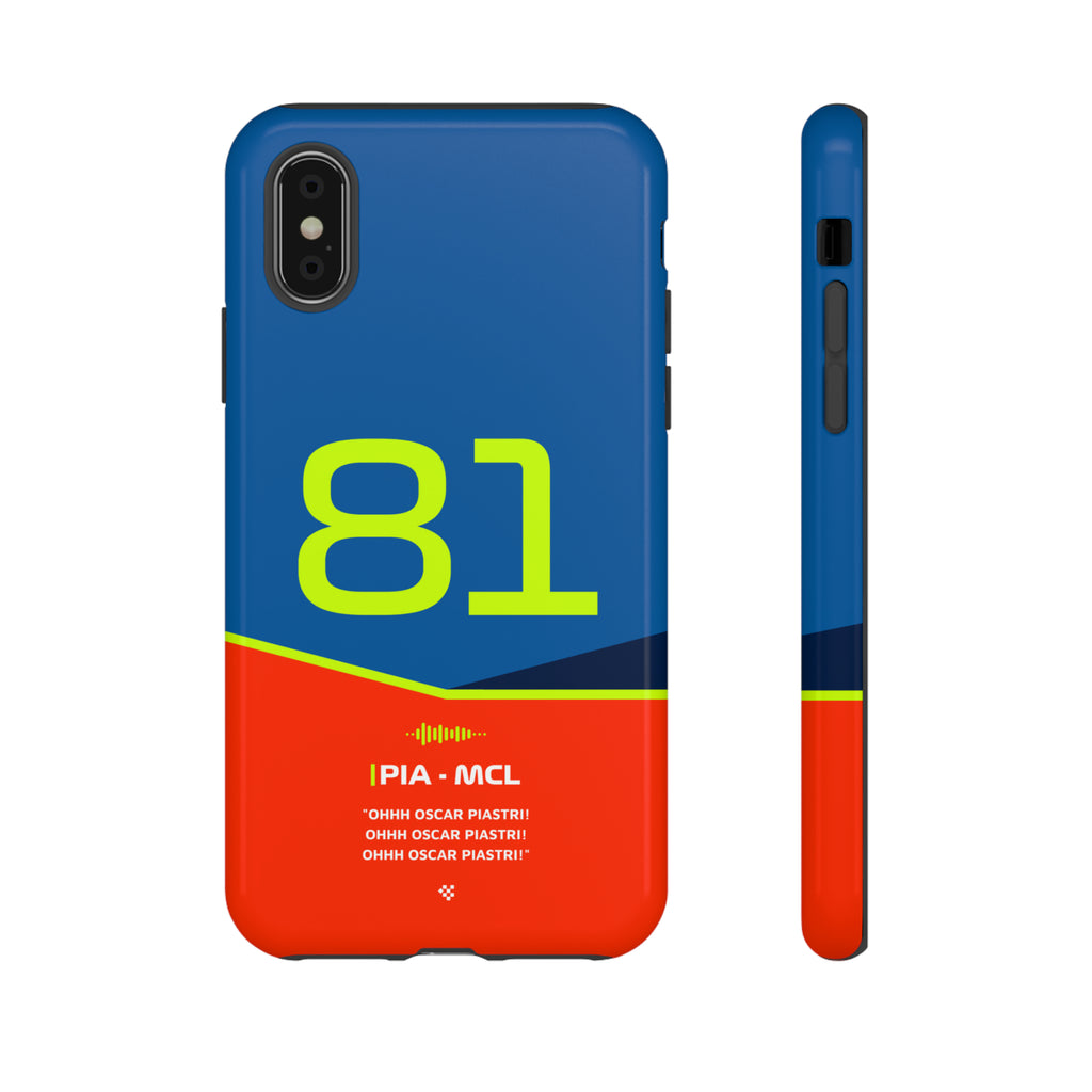 Oscar Piastri F1 Helmet Phone Case 2024 - NEVERLESS