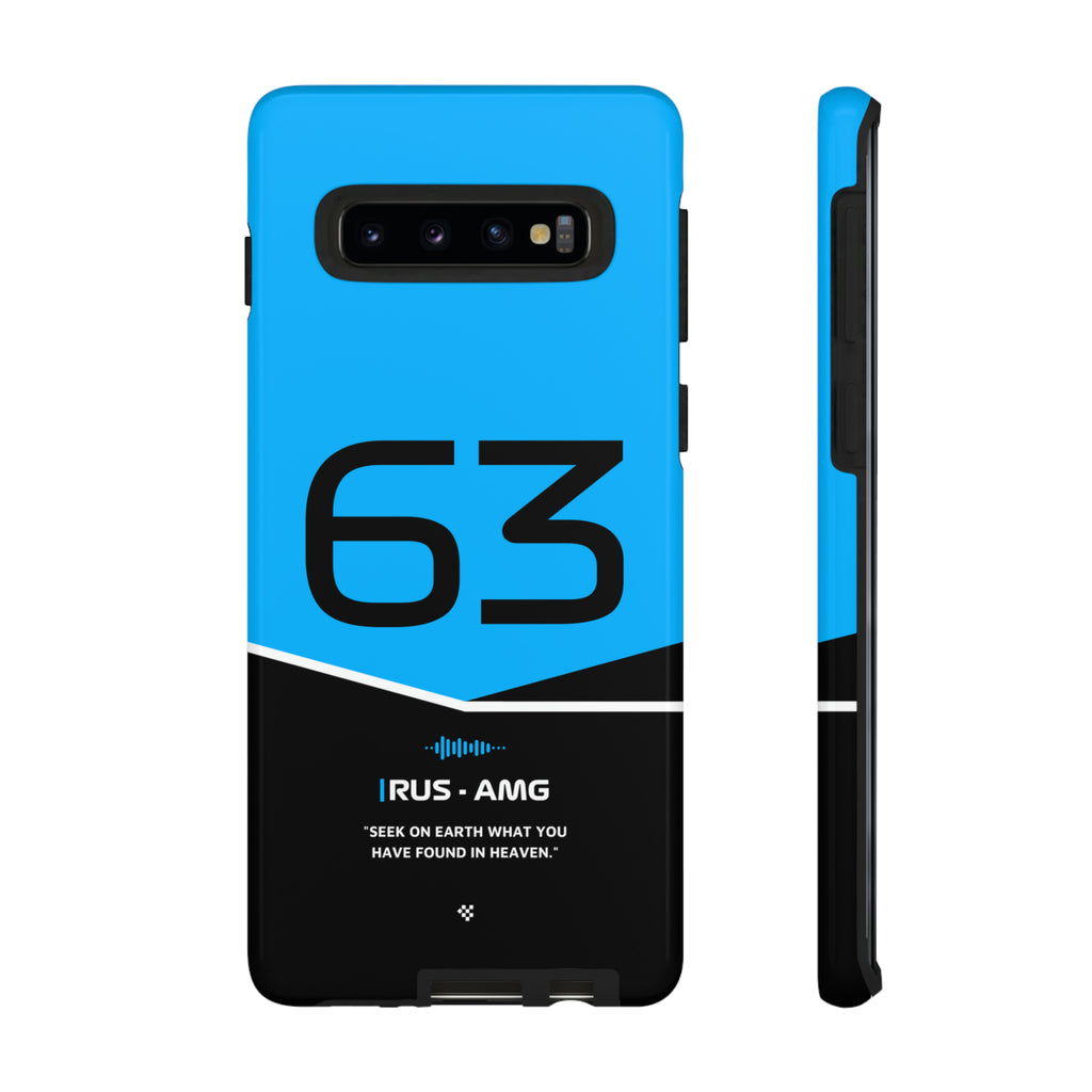 George Russell F1 Helmet Phone Case 2024 - NEVERLESS