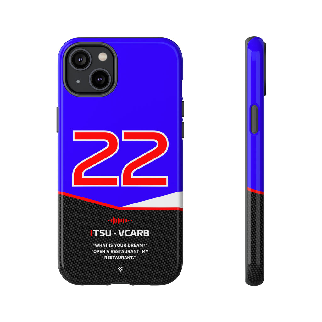 Yuki Tsunoda F1 Car Phone Case 2024 - NEVERLESS
