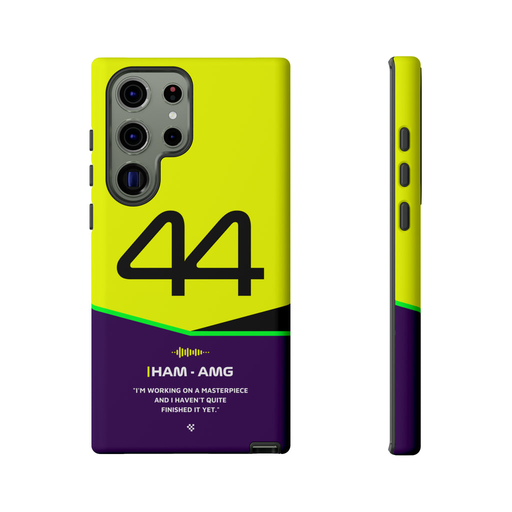 Lewis Hamilton F1 Helmet Phone Case 2024 - NEVERLESS