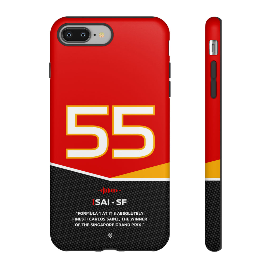 Carlos Sainz F1 Car Phone Case 2024 - NEVERLESS
