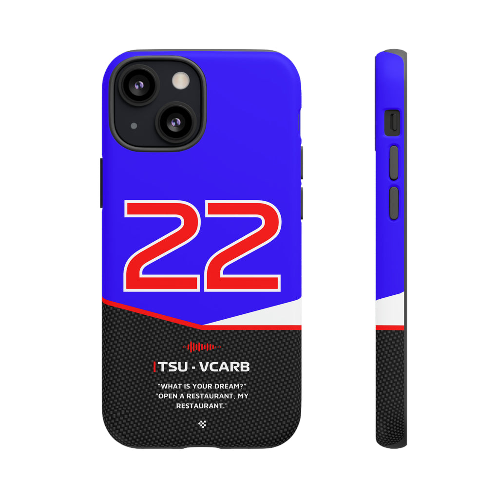 Yuki Tsunoda F1 Car Phone Case 2024 - NEVERLESS
