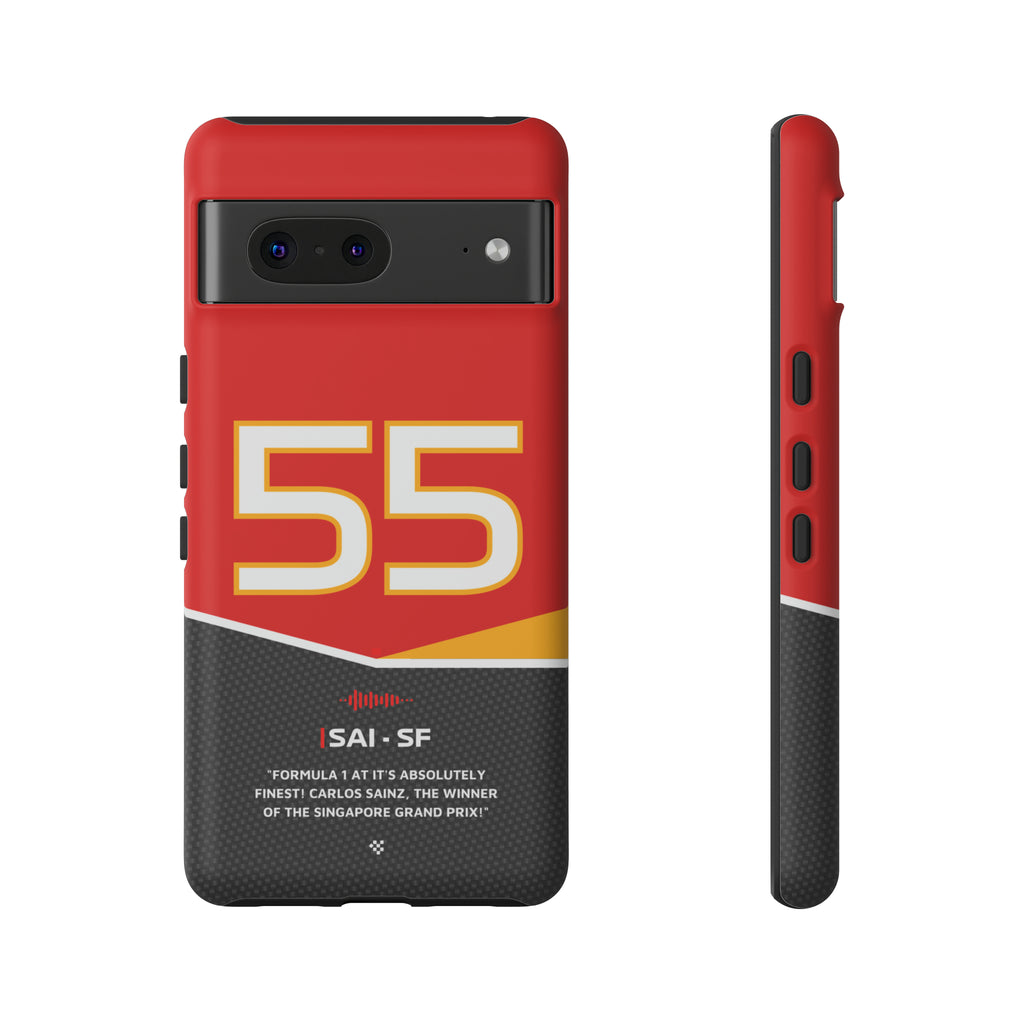 Carlos Sainz F1 Car Phone Case 2024 - NEVERLESS