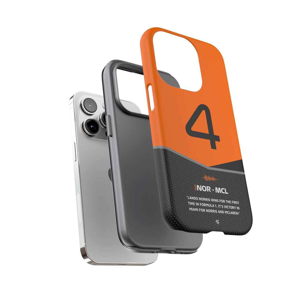 Lando Norris McLaren F1 Phone Case iPhone 14 Pro