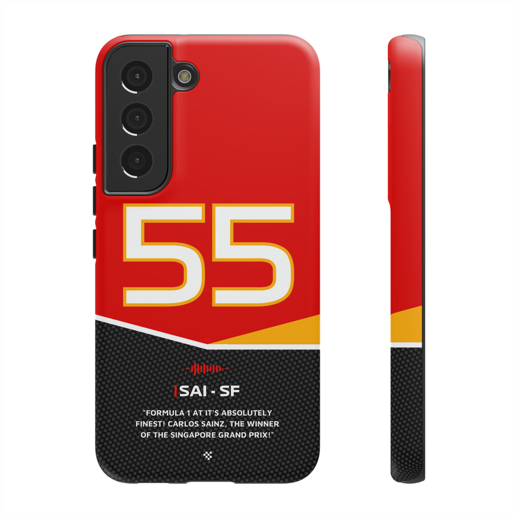Carlos Sainz F1 Car Phone Case 2024 - NEVERLESS