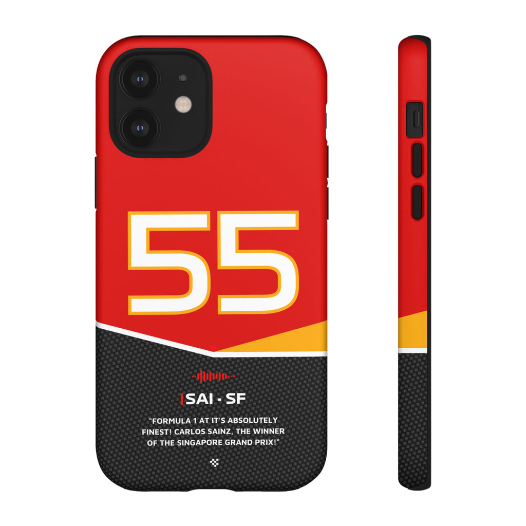 Carlos Sainz F1 Car Phone Case 2024 - NEVERLESS