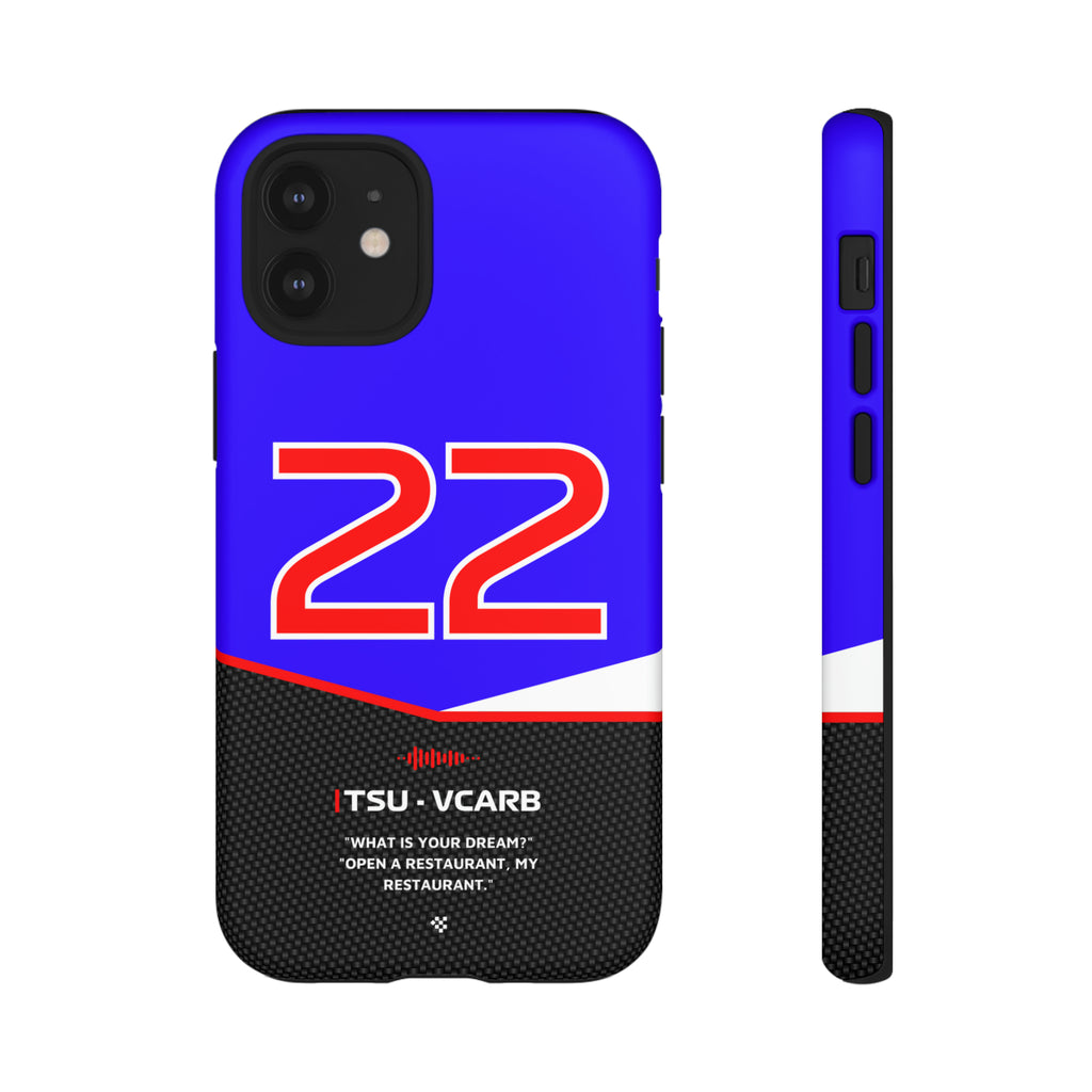 Yuki Tsunoda F1 Car Phone Case 2024 - NEVERLESS