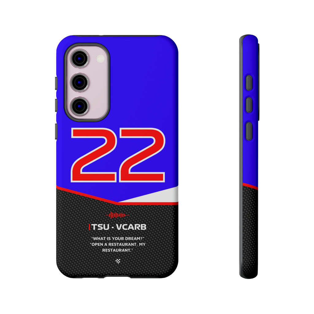 Yuki Tsunoda F1 Car Phone Case 2024 - NEVERLESS
