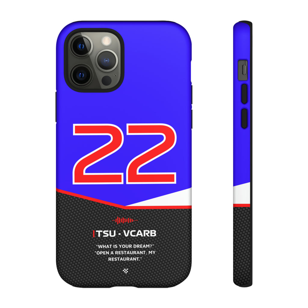 Yuki Tsunoda F1 Car Phone Case 2024 - NEVERLESS
