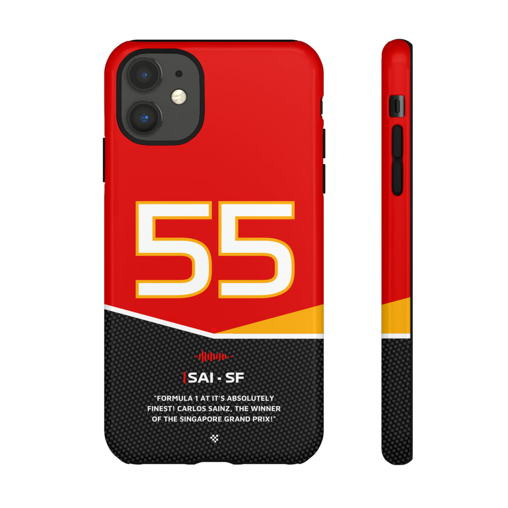 Carlos Sainz F1 Car Phone Case 2024 - NEVERLESS