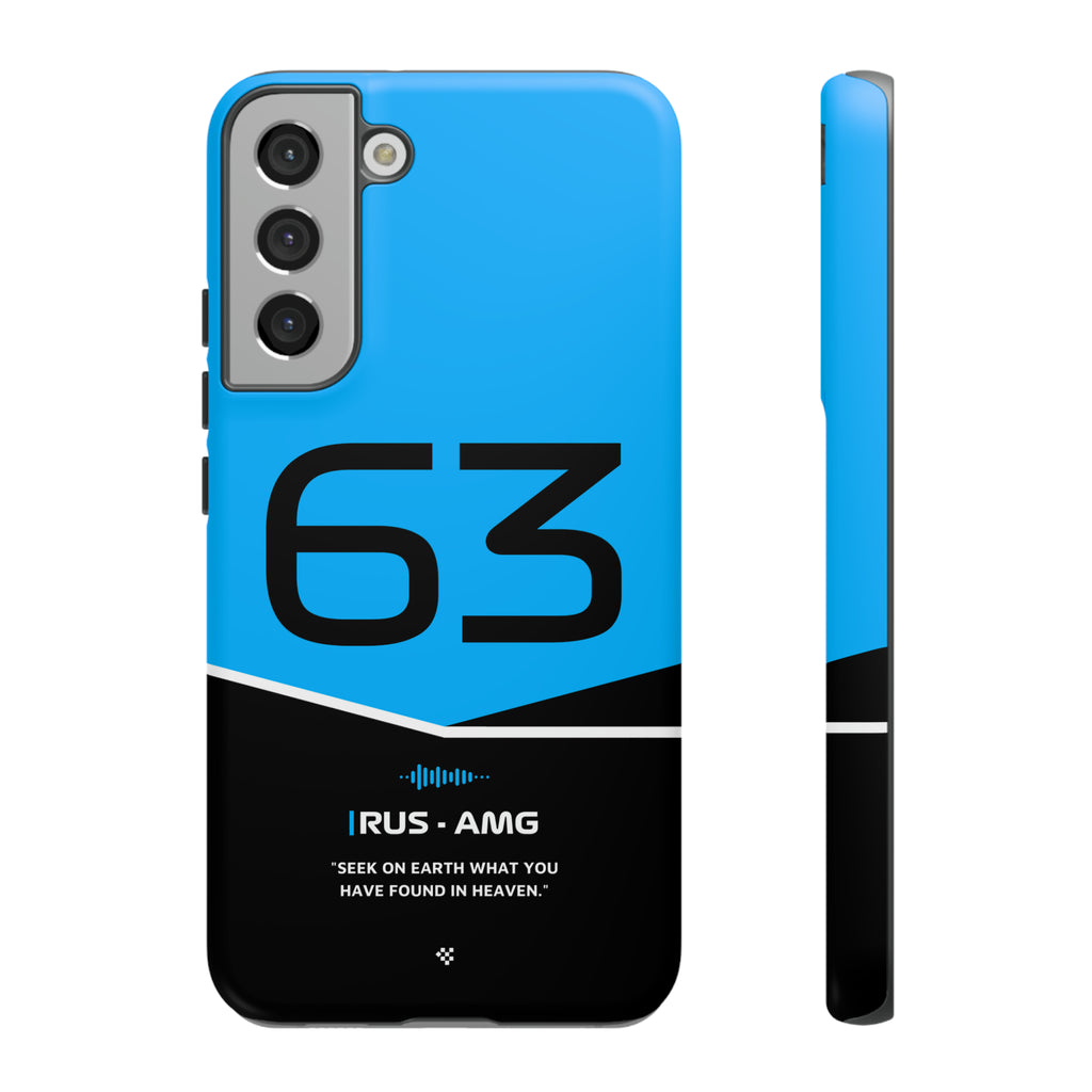 George Russell F1 Helmet Phone Case 2024 - NEVERLESS