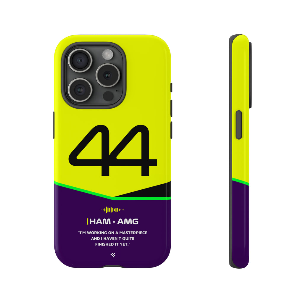 Lewis Hamilton F1 Helmet Phone Case 2024 - NEVERLESS