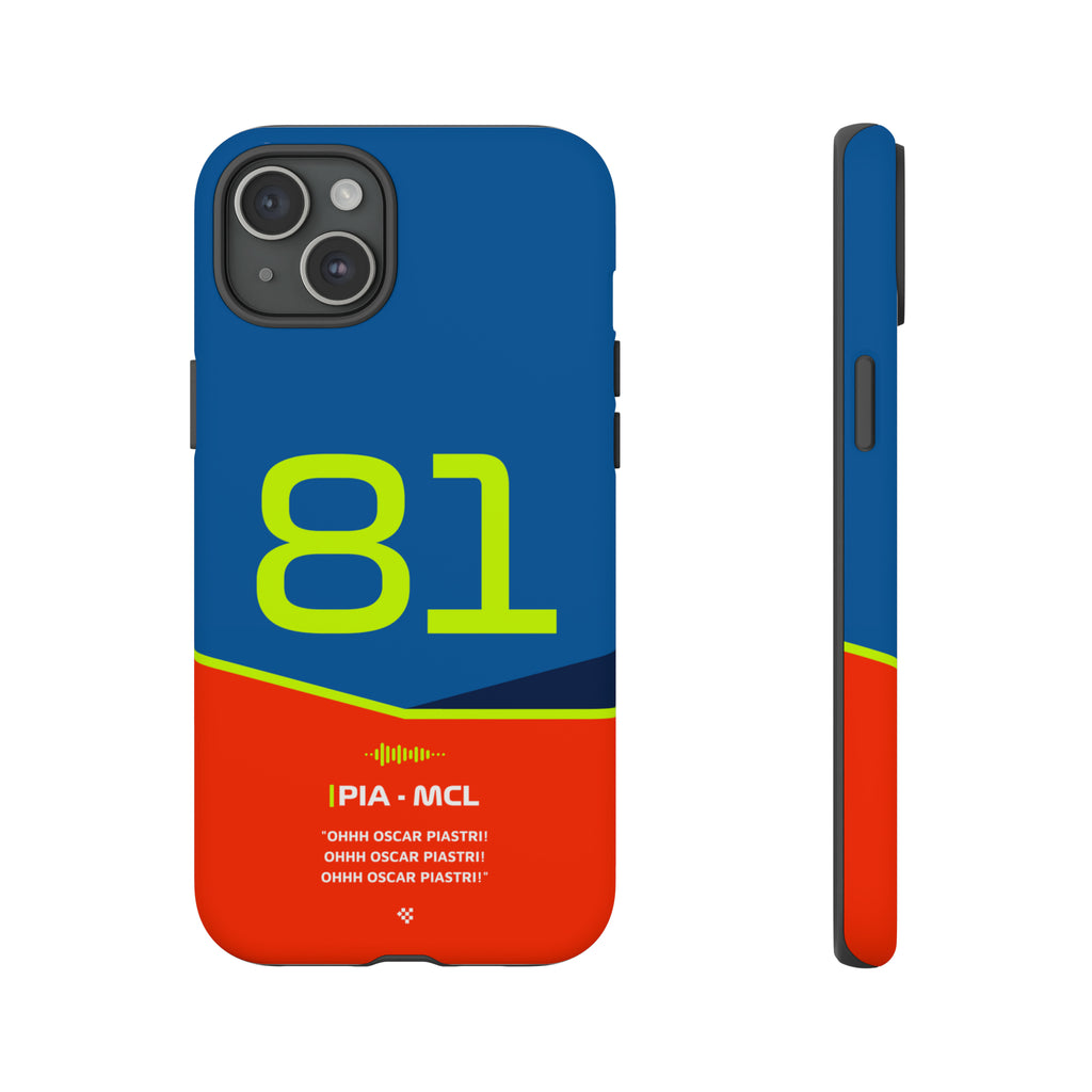 Oscar Piastri F1 Helmet Phone Case 2024 - NEVERLESS