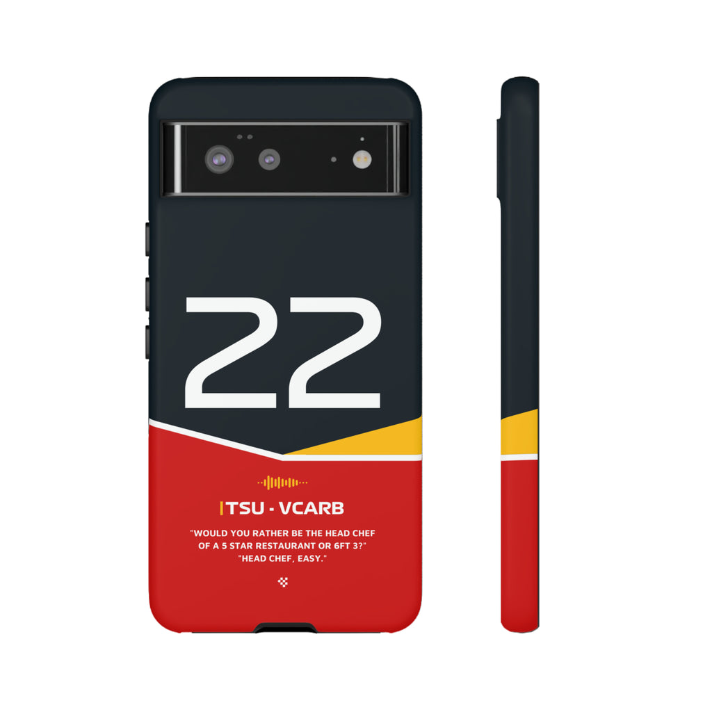 Yuki Tsunoda F1 Helmet Phone Case 2024 - NEVERLESS