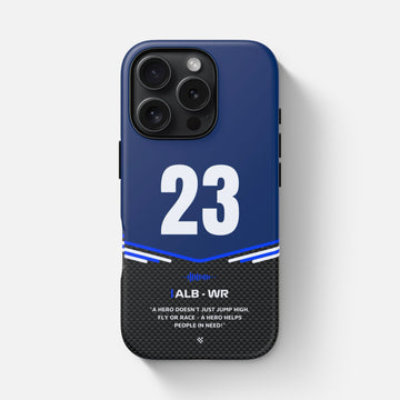 Blue Alexander Albon F1 2025 Team Phone Case