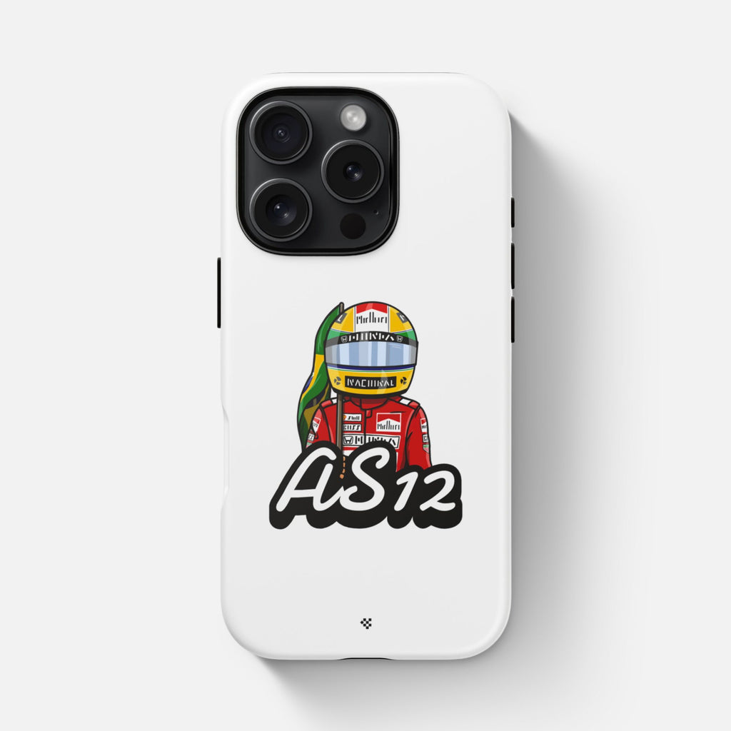 Ayrton Senna Brazil Win Icon 12 Phone Case