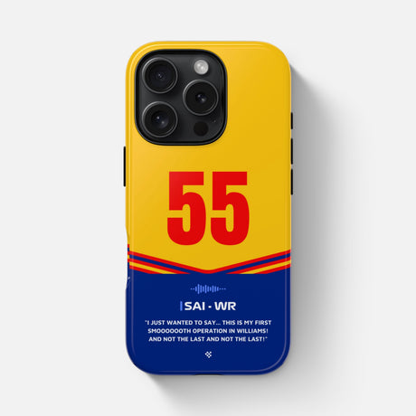 Carlos Sainz F1 2025 Helmet Phone Case