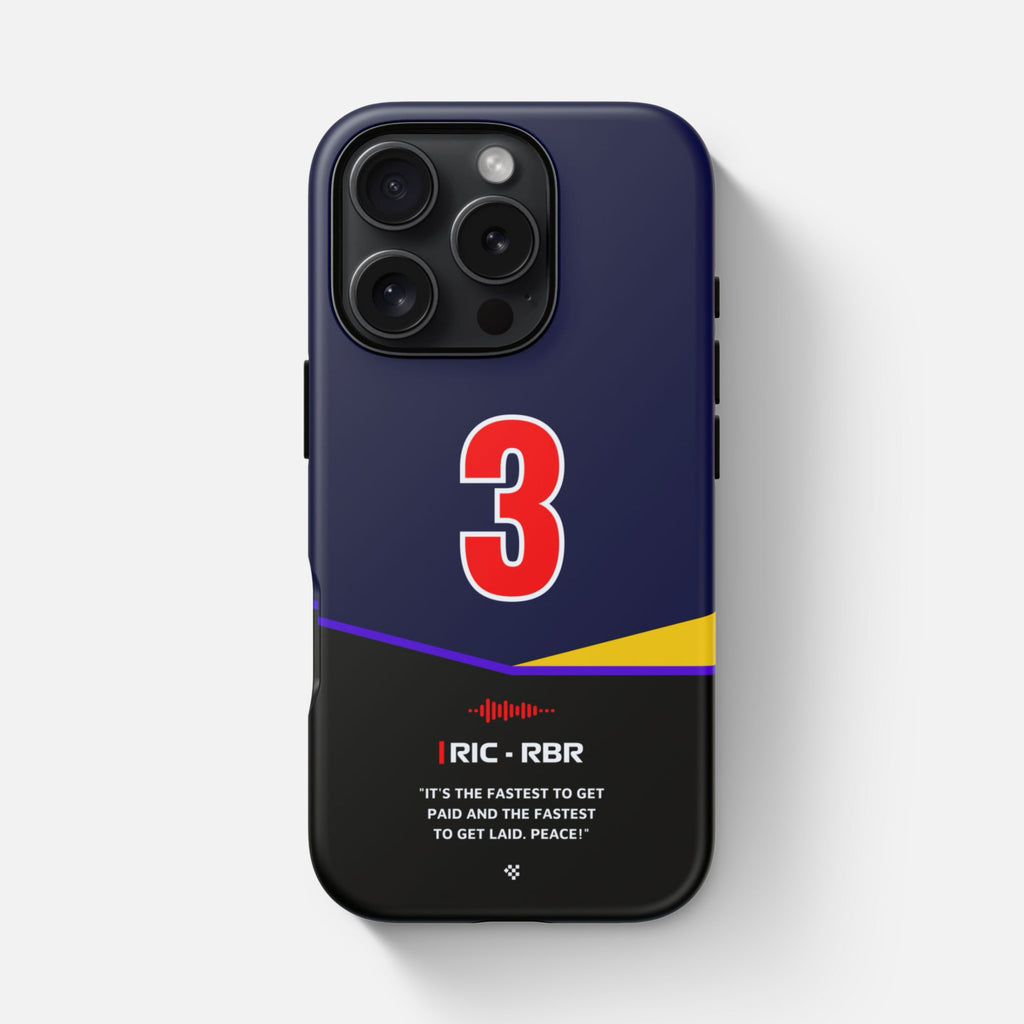 Red Bull Daniel Ricciardo F1 Legend Phone Case