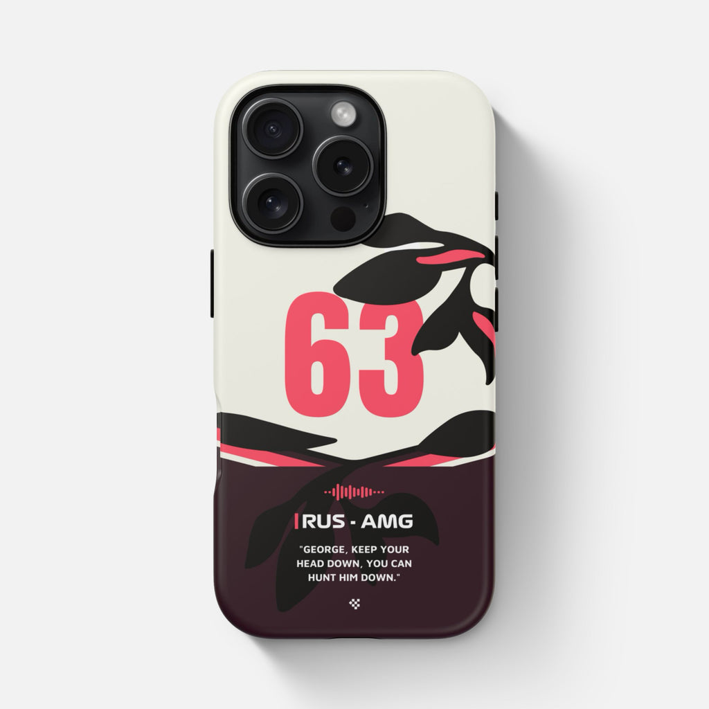 George Russell F1 2025 Miami Phone Case