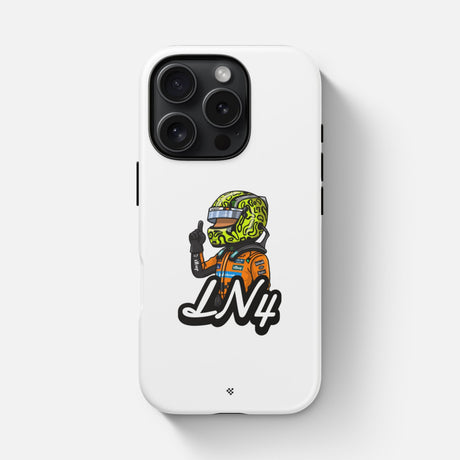 Photo of the Lando Norris F1 Phone Case in white
