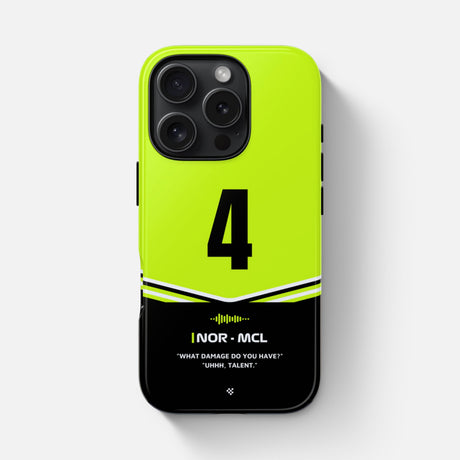 Lando Norris F1 2025 Helmet Phone Case