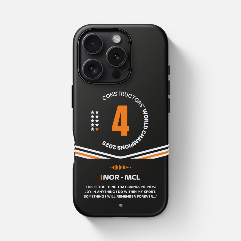 Lando Norris F1 2025 WCC Phone Case