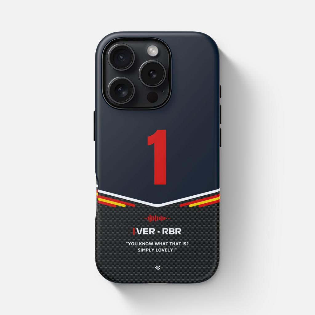 Max Verstappen F1 2025 Team Phone Case