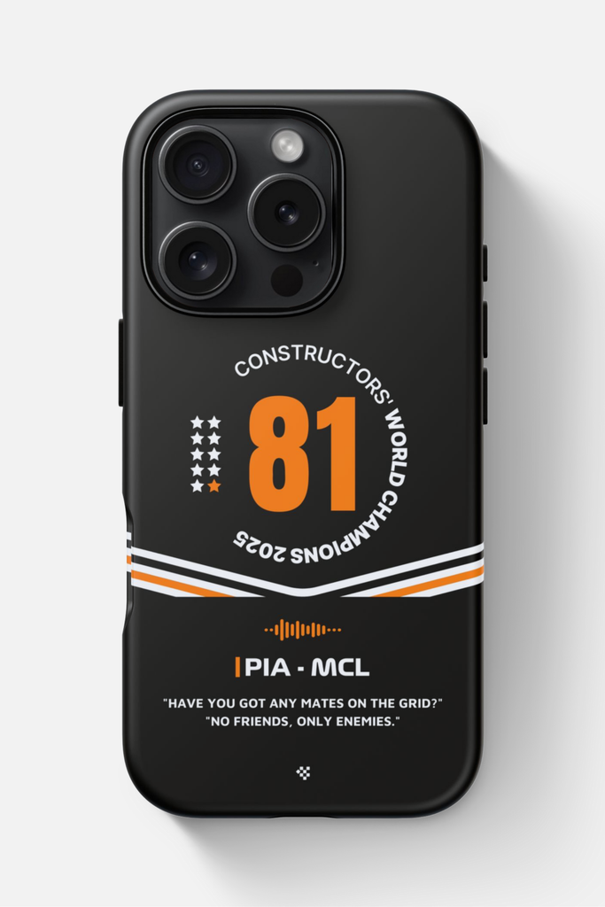 Oscar Piastri F1 2025 WCC Phone Case - F1 phone case for iPhone, Samsung and Google Pixel