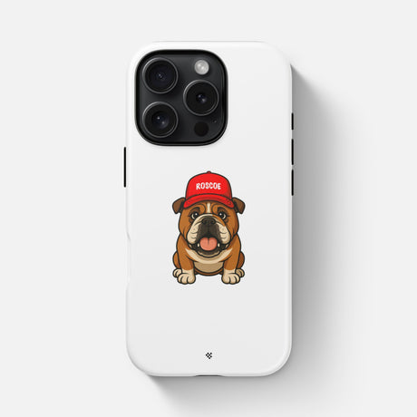 Picture of the Roscoe Hamilton Phone Case in white