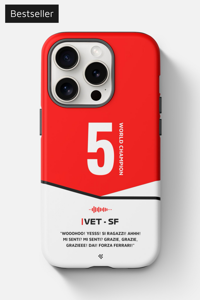 Sebastian Vettel Ferrari F1 Legend Phone Case