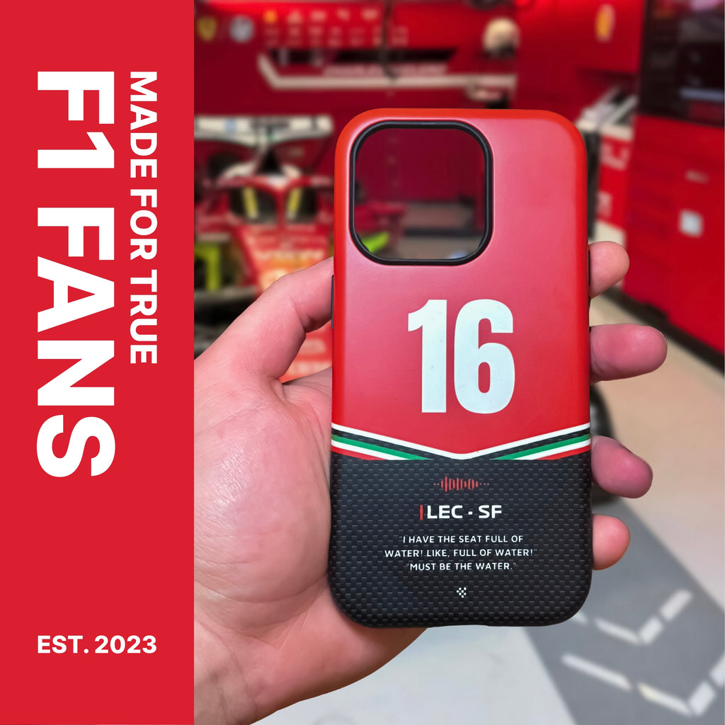 Stylish F1 Phone Cases for iPhone, Samsung and Google Pixel phones - Personalization available