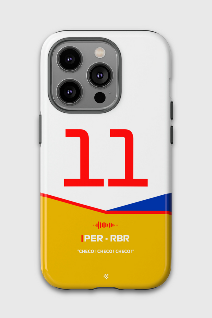 Sergio Perez F1 Helmet Phone Case 2024 - NEVERLESS