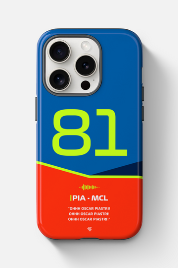 Oscar Piastri F1 Helmet Phone Case 2024 - NEVERLESS