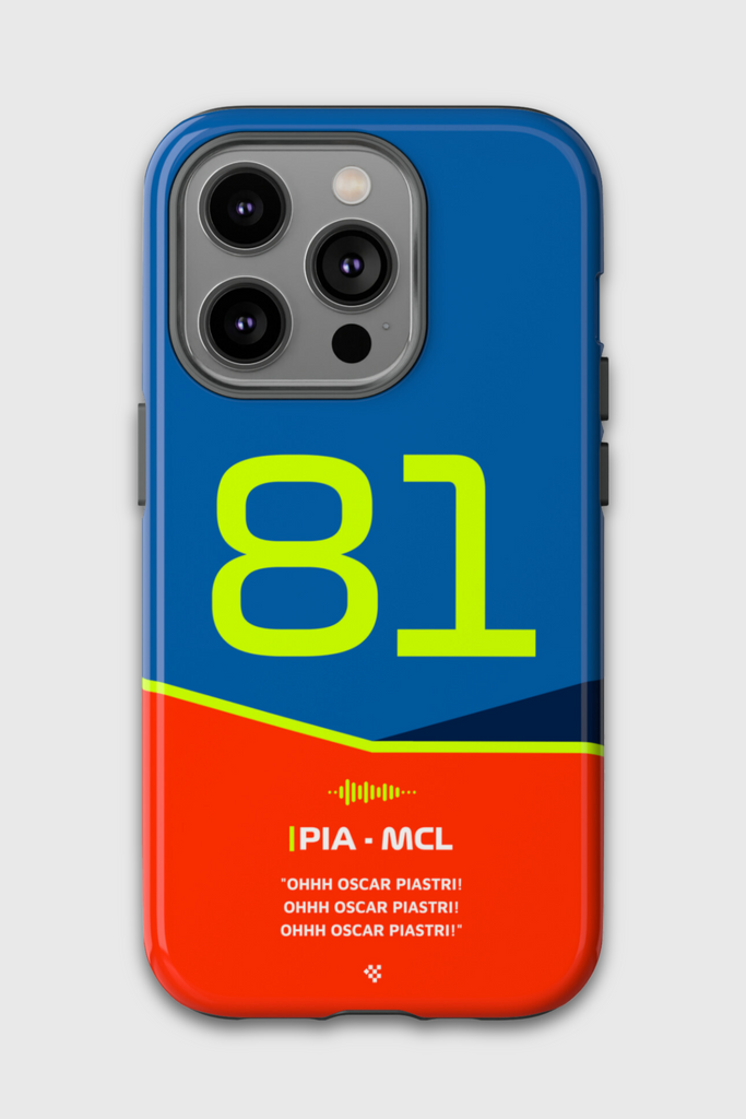 Oscar Piastri F1 Helmet Phone Case 2024 - NEVERLESS