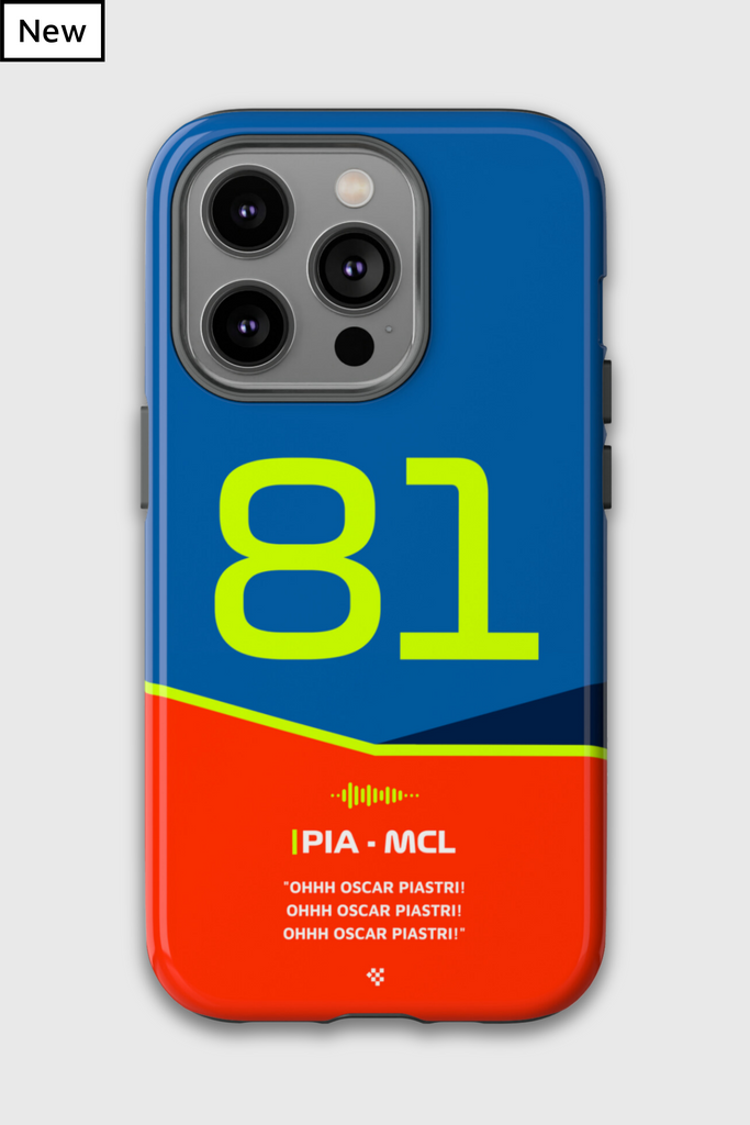 Oscar Piastri F1 Helmet Phone Case 2024 - NEVERLESS