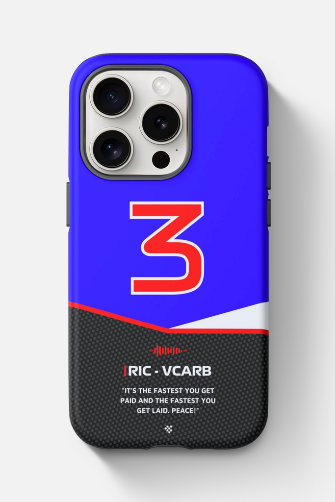 Daniel Ricciardo F1 Car Phone Case 2024 - NEVERLESS