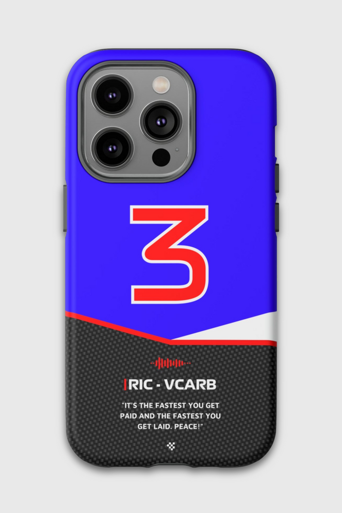 Daniel Ricciardo F1 Car Phone Case 2024 - NEVERLESS
