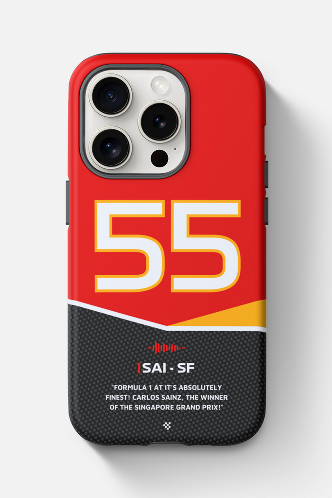 Carlos Sainz F1 Car Phone Case 2024 - NEVERLESS