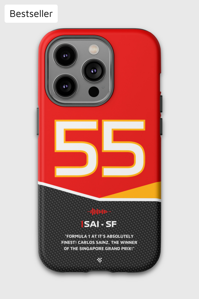 Carlos Sainz F1 Car Phone Case 2024 - NEVERLESS