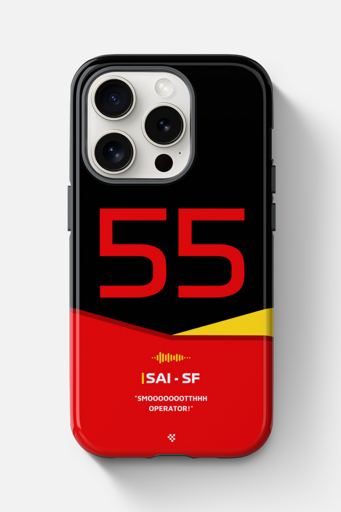 Carlos Sainz F1 Helmet Phone Case 2024 - NEVERLESS