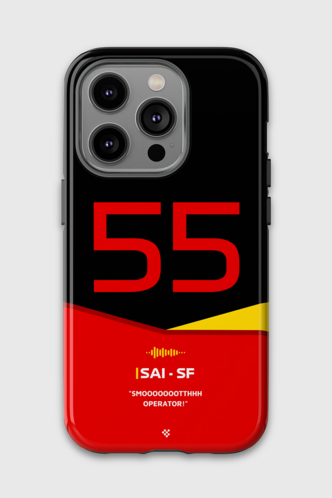 Carlos Sainz F1 Helmet Phone Case 2024 - NEVERLESS