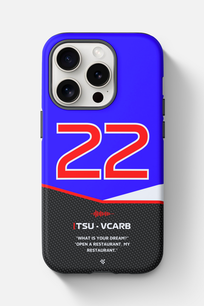 Yuki Tsunoda F1 Car Phone Case 2024 - NEVERLESS